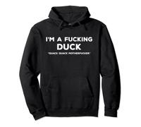 Offensive Lazy Last Minute Duck Halloween Costume Pullover Hoodie