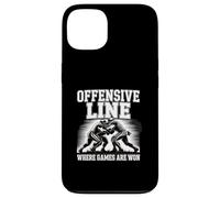 Offensive Line Where Games Are Won Football Case for iPhone 13