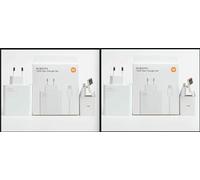 Offer 2 USB Chargers and USB Cable Compatible XIAOMI,120W 6A Turbo C Super Fast Charging