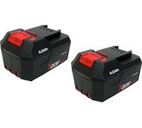 Offer for Original 20 V 4Ah Battery Set 2 Pack Pap 204 - 2 Lithium-Ion Batteries - Suitable for the Parkside X 20 V Team Series - without Charger