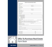 Offer To Purchase Real Estate Form Book: Real Estate Buying Proposal Form | 50 Forms