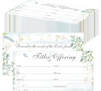 Offering Envelopes for Church 200pcs Tithes and Offering Cash Envelopes Donation Envelope Bill Size Checks Cash for Christian Religious Occasions