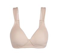 Offers of The Day Comfort Bras for Women UK Color Solid Plus-Size Full Underwire Women's Cup Underwear Bra Comfortable Non Wire Bras Breathable Bras for Women Non Wired Beige