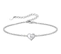 offers of the day Generic Timeless Sterling Silver Bracelet - Tennis Chain with Engravable Good Luck Symbols, Thoughtful Mother-Daughter Jewellery Mothers Day Of Gift Ideas