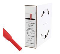 Offgridtec 10 m Heat Shrink Tube 3.2 mm > 1.6 Red Dispenser Box Workshop Car