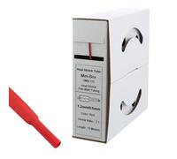 Offgridtec 10 m Heat Shrink Tubing 1.2 mm > 0.6 mm Red Dispenser Box Workshop Car
