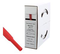 Offgridtec 10 m Heat Shrink Tubing 4.8 mm > 2.4 mm Red Dispenser Box Workshop Car