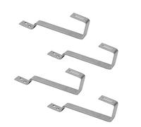 Offgridtec© Beaver Tail Stainless Steel V2a Roof Hooks for Surface Mounting PV Solar Pack of 4