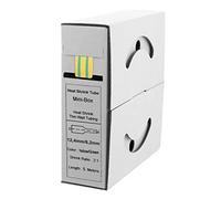 Offgridtec Heat Shrink Tube 5 m 12.7 mm > 6.4 mm Yellow/Green Dispenser Box Workshop Car
