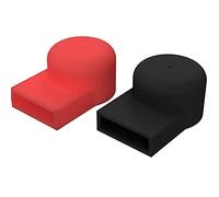 Offgridtec® Pole Cover Battery Connection M8 Red Black Touch Protection Set of 2 15 mm
