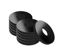 Offgridtec washer, black, stainless steel V2A DIN304 M8 x 20mm - 50 pieces.