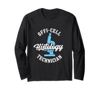 Offi-Cell Histology Technician Humorous Lab Pun Long Sleeve T-Shirt