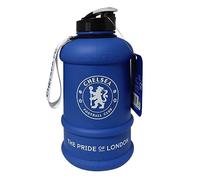 Offical Licensed Chelsea F.C Gym Bottle - 1.3 Litres, BPA Free, Wrist Strap and Handle, Leakproof