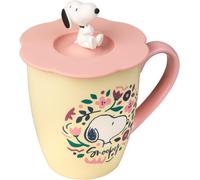 OFFICAL PEANUTS SNOOPY PREMIUM COFFEE MUG CUP WITH LID NEW IN GIFT BOX