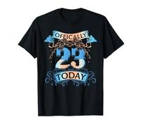 Offically 23 Years Old Today 23rd Birthday Gift T-Shirt