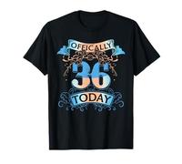 Offically 36 Years Old Today 36th Birthday Gift T-Shirt
