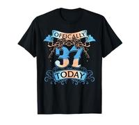 Offically 37 Years Old Today 37th Birthday Gift T-Shirt