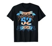 Offically 52 Years Old Today 52nd Birthday Gift T-Shirt