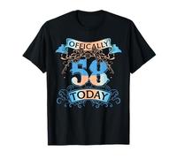 Offically 58 Years Old Today 58th Birthday Gift T-Shirt