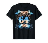 Offically 64 Years Old Today 64th Birthday Gift T-Shirt
