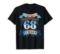 Offically 68 Years Old Today 68th Birthday Gift T-Shirt