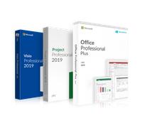 Office 2019 Professional + Project 2019 Professional + Visio 2019 Professional Bundle - for 3 devices