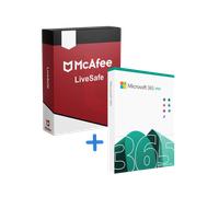 Office 365 and McAfee LiveSafe Bundle - 1 Year Account/License