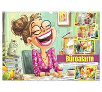 Office alarm. Cartoons for all those who carry on regardless UK-Version (Wall Calendar 2026 DIN A3 Landscape), CALVENDO 12 Month Wall Calendar