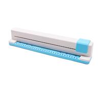 Office and School Manual Paper Hole Punching Tool 5 Sheets Punching Capacity 30 Hole Slide Paper Punch Machine for Manual Machine