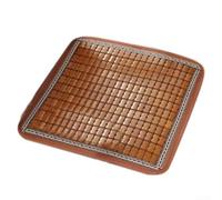 Office and Vehicle Seat Mat for Warm Environments - Breathable Top Layer and Silicone Dot Non-Slip Base to Reduce Heat Retention (40X40cm)