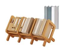 Office Bookcase, Office Library | Decorative Folding Wooden Storage for Office Bedroom Corner Kids Home