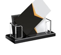 Office Business Card Holder | Office Card Holder | Clear Acrylic Organization for Trade Shows, Conferences, Jobs and Events