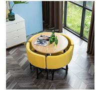 Office Business Hotel Lobby Dining Table Set, Display Table and Chair Set Home Living Room Kitchen Dining Table re Area Reception Cafe Cafe Office Negotiating Table,Green-One Size (Yellow One Si