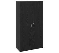 Office Cabinet Artisan Oak Wood Material 60 x 32 x 115 cm with 2 Shelves and Hinged Doors Storage Space for Files, Folders, Documents in the Office and Home Office Efficient Storage