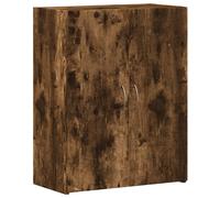 Office Cabinet Artisan Oak 60x32x77.5cm Engineered Wood 2-Shelf 2-Door Durable.