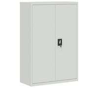 Vidaxl Office Cabinet 90X40X140Cm Steel Grey