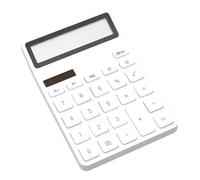 Office Calculator Solar And Battery Double Power Supply And 12 Digit Wide Screen Calculators For Students Cashier Desk Calculator