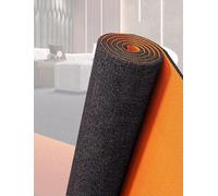 Office Carpet, Full Coverage Commercial Rug for Business, Non-Slip Thickened Indoor Flooring, Customizable Large Area Under Desk Carpet(Dark Gray,200x90x0.9cm)