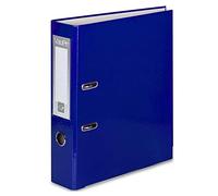 OFFICE CENTRE 1x Blue A4 Large 75mm Lever Arch File Folder Metal Edge Strengthened Stationery Document Archive Paper Storage Office School Home Easy Filing System 15 Colour Coding Wide Spine