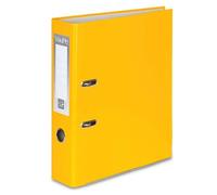 OFFICE CENTRE 1x Yellow A4 Large 75mm Lever Arch File Folder Metal Edge Strengthened Stationery Document Archive Paper Storage Office School Home Easy Filing System 15 Colour Coding Wide Spine