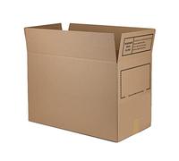 OFFICE CENTRE 20x Brown Cardboard Boxes, Medium Parcel Post | Postal shipping boxes, Royal Mail, single-wall corrugated, moving, storage, mailing, 594x294x388mm