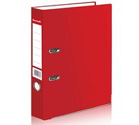 OFFICE CENTRE 5 x Red A4 Large 75mm Lever Arch Files Folders Stationery Metal Document Storage