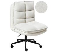 Office Chair ADDISON Boucle White