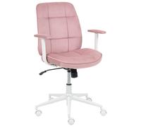 Office Chair CARLTON Velvet Pink