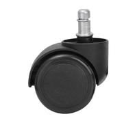 Office Chair Castors 2 Inch Replacement Soft Mute Desk Caster Wheels For Work Gaming Chair Heavy Duty And Safe Rolling Office Hardware for Hard Floor(1PCS-Black)