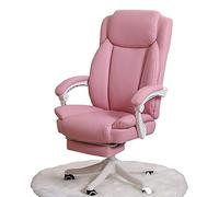 Office Chair Computer Chair Desk Chair Executive Commercial Swivel Chair Thick Seat Cushion High Back Office Chair PU Leather PU-Padded Executive Chair