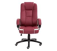 Office Chair Computer Chair Reclining Racing Office Chair Ergonomic High Back Game Chair PU Leather Executive Chair Work Swivel Chair Chair, Wine Red