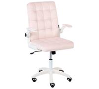 Office Chair DANDY Velvet Pastel Pink