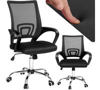 Office Chair Desk Computer Ergonomic Seating Padded Seat Lumbar Support
