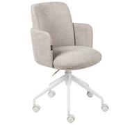 Beliani Office Chair DRYDEN Beige, Cream